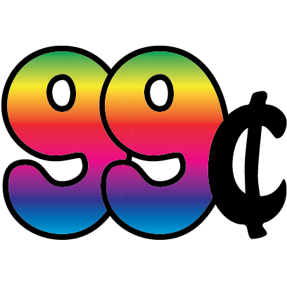 99 cent bics square icon - Ganja Print