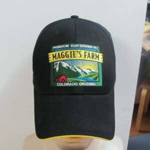 Alternative view of Hat 6 panel cap, sandwich bill