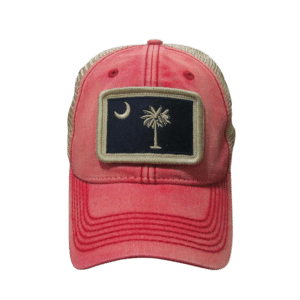 Alternative view of Hat 6 panel cap, trucker mesh
